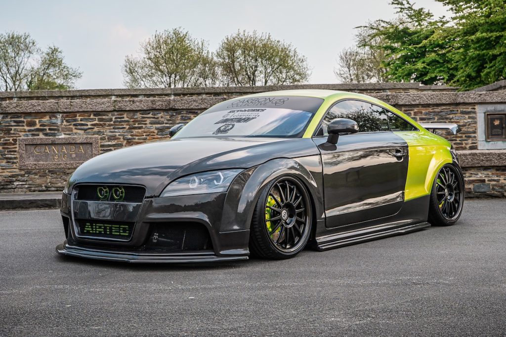 Audi TTS England Tuning Leistungssteigerung Abgasanlage Airride Luftfahrwerk Felgen Bremsen Carbon-Karosserie Innenraum-Veredelung Multimedia-Upgrade