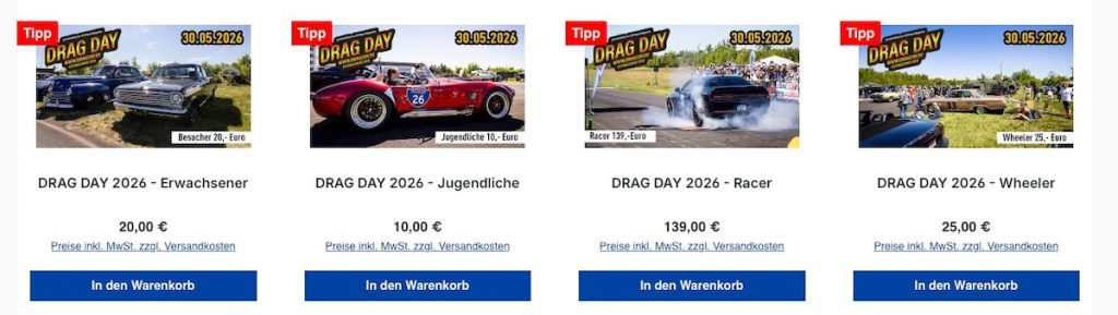 Drag Day 2026 Tickets Banner