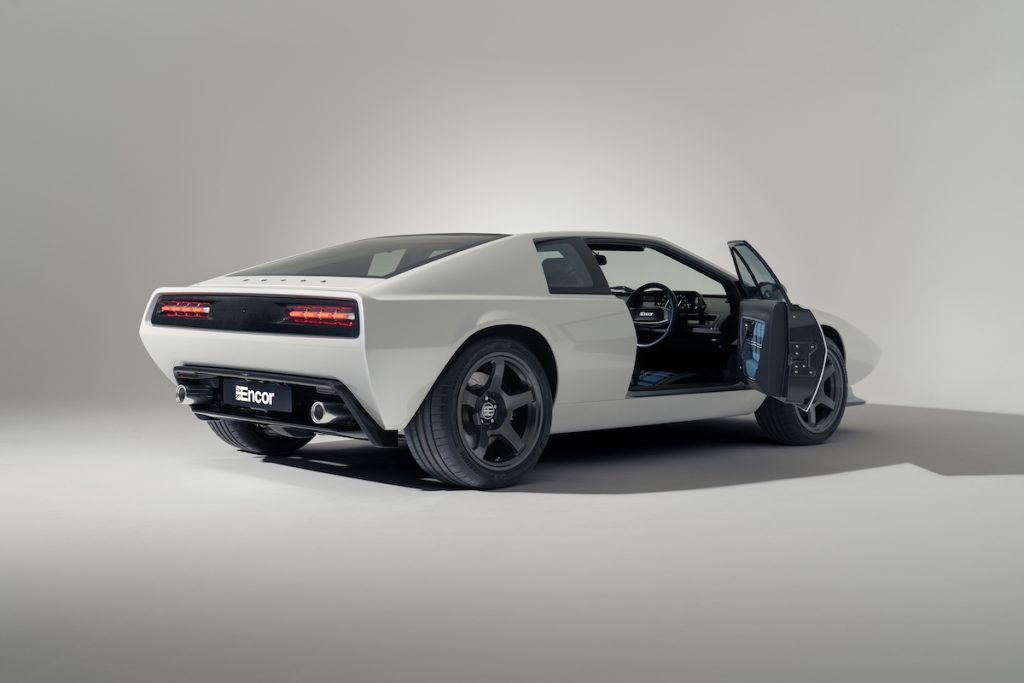 Encor Series 1 Lotus Esprit Restomod Sportwagen Großbritannien V8-Motor Bremsanlagen Carbon-Karosserie Innenraum-Veredelung Infotainment