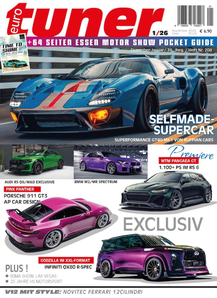 Eurotuner Ausgabe 1/26 Cover Titelseite