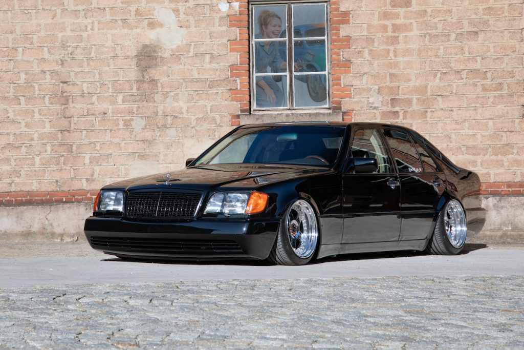 Mercedes-Benz W140 500 SEL Limousine Oldtimer Klassiker Karosseriearbeiten Tieferlegung Airride Felgen Bremsen Hubraum-Vergrößerung Innenraum-Veredelung