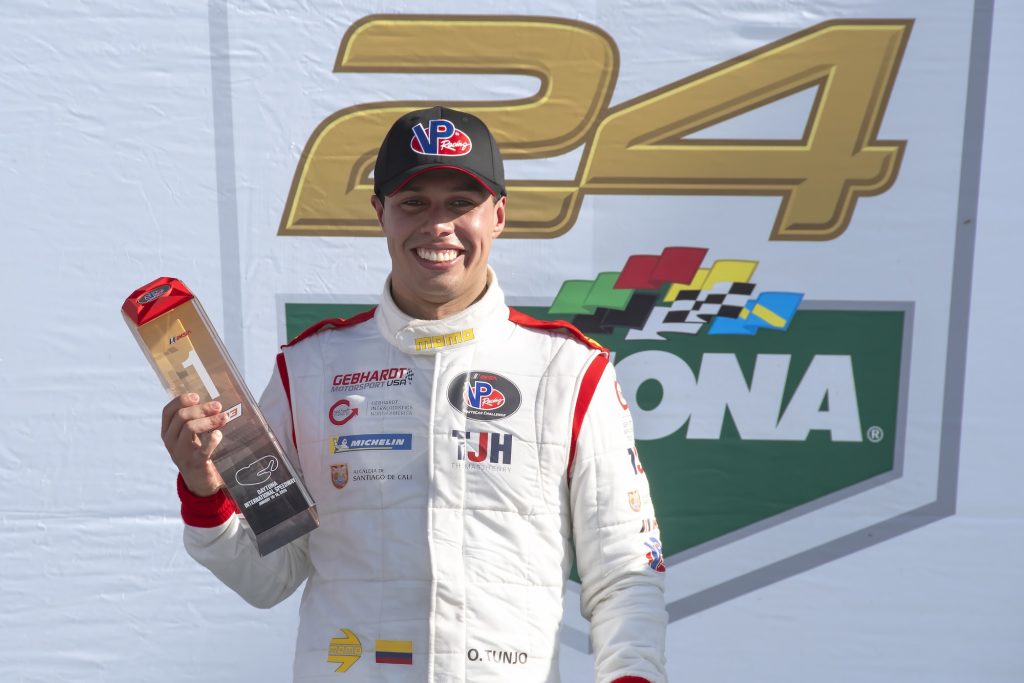 Gebhardt-Pilot Oscar Tunjo gewinnt beide IMSA-Läufe in Daytona