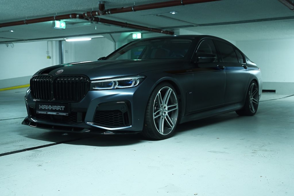 MANHART automotive MH7 700 Tuning Leistungssteigerung Abgasanlage Schmiedefelgen Tieferlegung Karosserieteile Dekorsatz Leder Innenausstattung Luxuslimousine Topmodell V12 BMW G12 M760Li