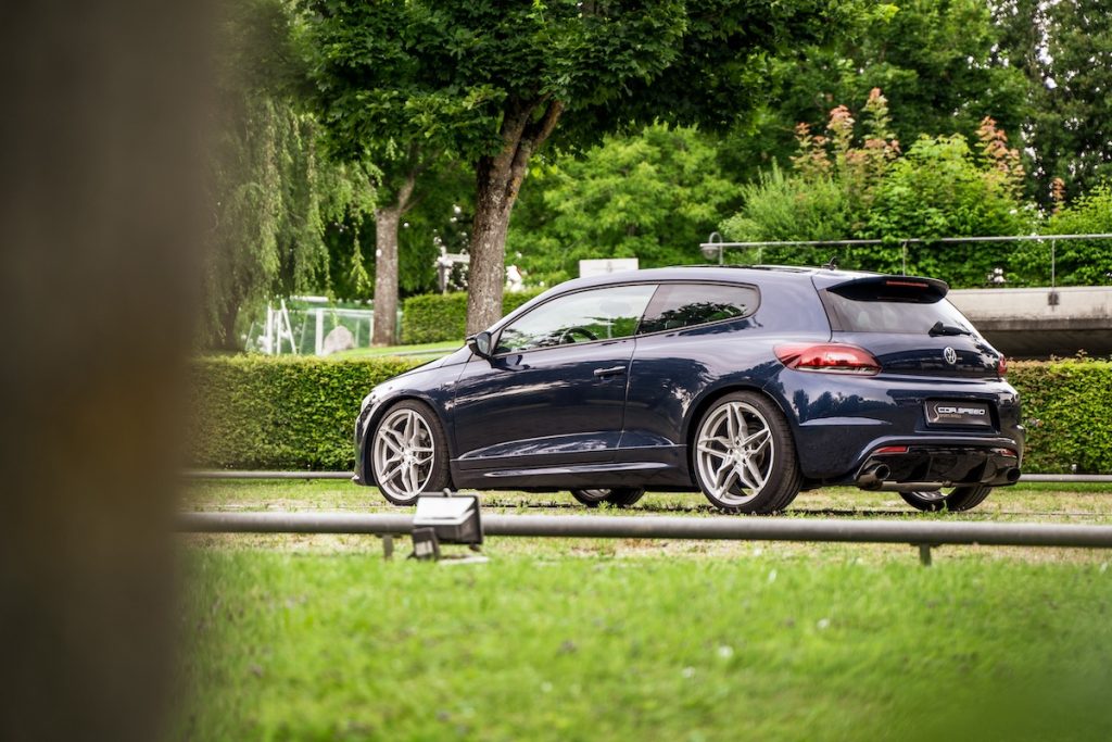 Cor.Speed Sports Wheels VW Scirocco Tuning Felgen Kharma Flow Forged Fahrwerk Tieferlegung Diffusor Abgasanlage