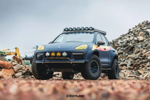 Eurowise Performance Porsche Cayenne Ultra EVO Offroader Fahrwerk Höherlegung Felgen Räder Widebody Zusatzscheinwerfer