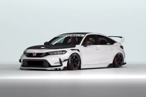Liberty Walk Honda Civic Type R Tuning LB Nation Widebody Karosseriekit Hot Hatch Kompaktklasse Neuheit Breitbau Tieferlegung Felgen