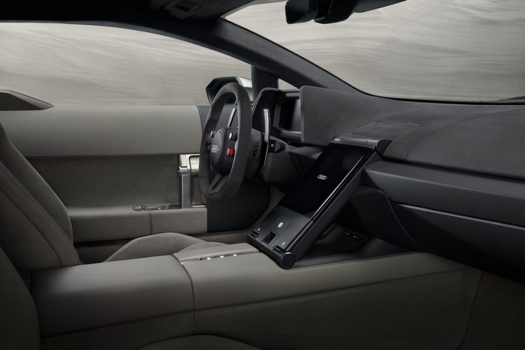 Audi Nuvolari Supersportwagen Hochleistungs-Plug-in-Hybrid-Antrieb Mittelmotor Coupé Neuheit limitiert