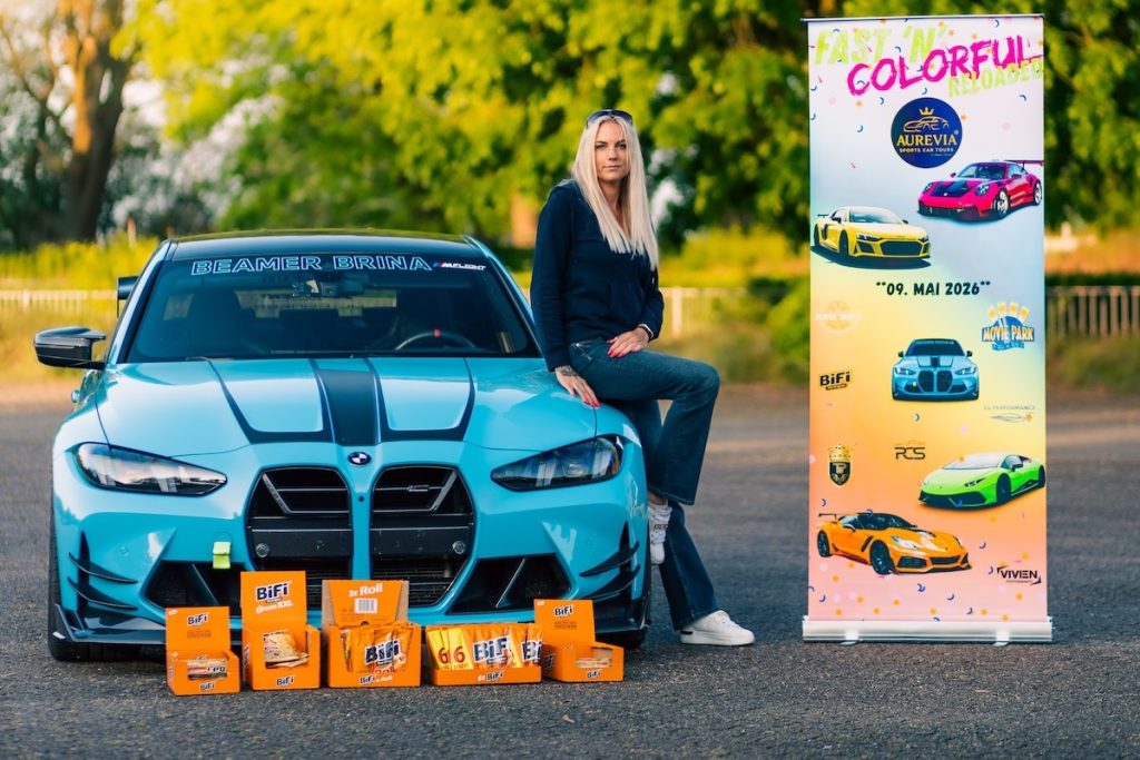 Aurevia Sport Cars Tours Fast 'n' Colorful reloaded Mai 2026 Ausfahrt Ruhrgebiet Sauerland Event Veranstaltung Beamer Brina