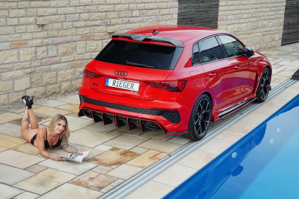 Rieger Tuning Audi RS3 Sportback GY Bodykit Karosserieteile Individualisierung Kompaktklasse Topmodell