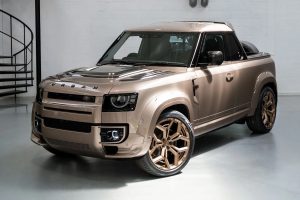 Urban Automotive Avontur Widetrack Land Rover Defender Pick-up Tuning Coachbuilding Premiere Vorstellung Neuheiten Goodwood Festival of Speed Felgen Widebody Karosserieteile Ladefläche Carbon