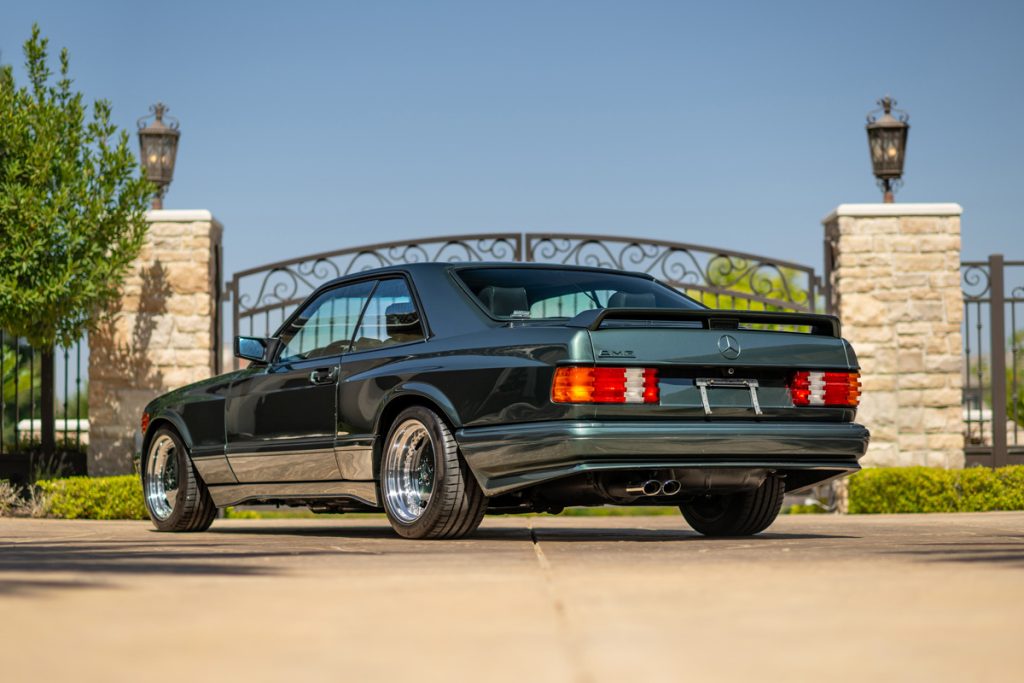 1991 Mercedes-Benz C126 560 SEC 6.0 AMG Widebody Karosseriekit RM Sotheby's Versteigerung V8-Motor Felgen Innenausstattung Oberklasse Coupé
