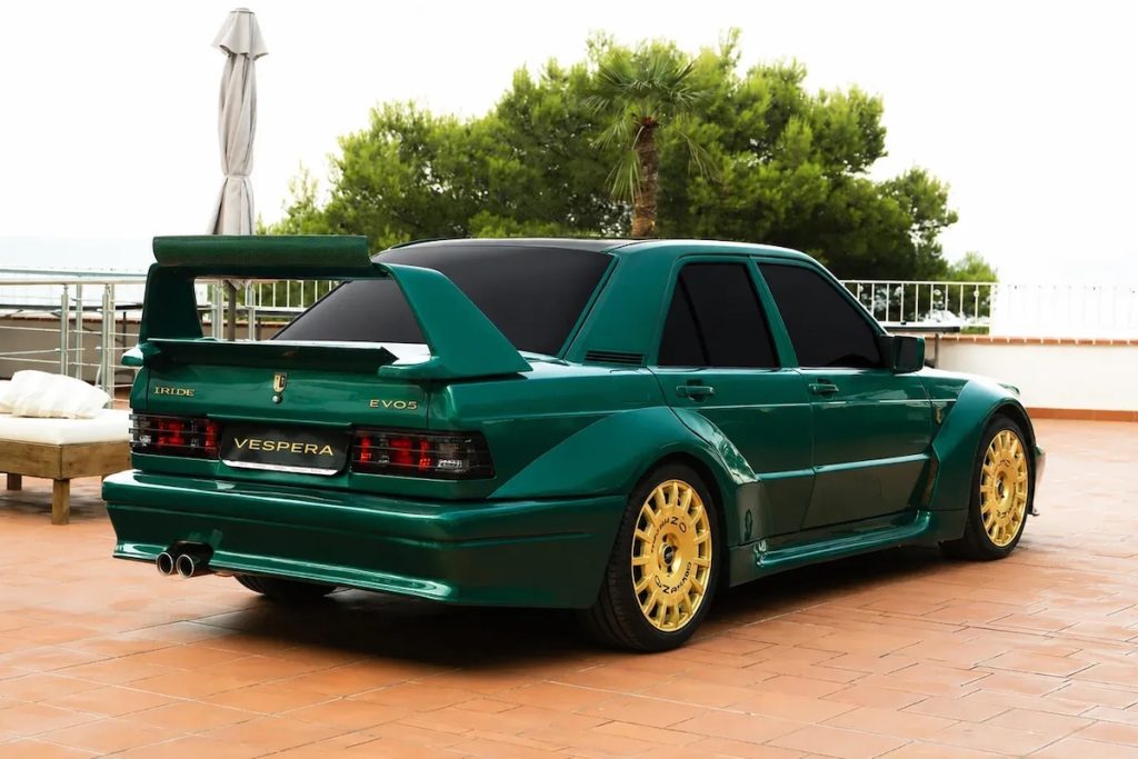 Vespera Automobili Iride Evo 5 Mercedes-Benz 190 E 2.5-16 Evolution II V201 Restomod Sportwagen Limousine Topmodell Carbon Bodykit Felgen Reihensechszylinder Turbolader Leistungssteigerung