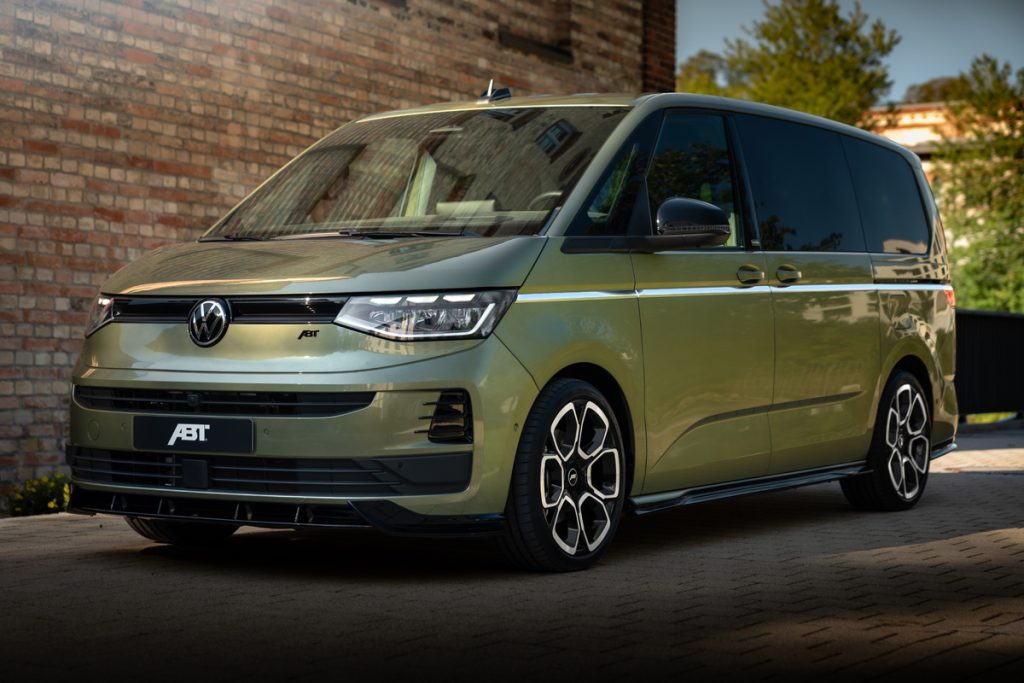 Volkswagen Abt Multivan Sondermodell Tuning Individualisierung Aero-Karosseriekit Felgen Tieferlegung Neuheit Kooperation Abt Sportsline