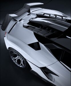1016 Industries Lamborghini Temerario Mittelmotor-Sportwagen Tuning Widebody-Karosseriekit Carbon