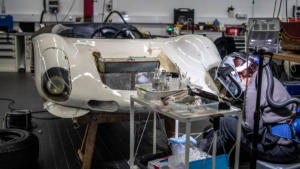 Konservierung Porsche 910/8 Bergspyder