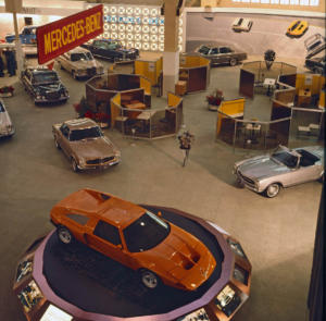 Mercedes-Benz C 111-II: Premiere vor 50 Jahren auf Genfer Automobilsalon 1970