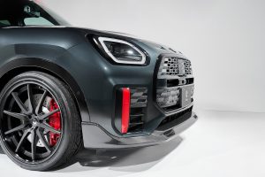 3DDesign Japan Tuning MINI John Cooper Works Countryman U25 Bodykit Karosserieteile Carbon Felgen Abgasanlage Gewindefedern Innenraum Pedalerie JCW