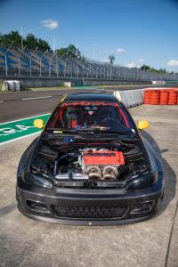 Honda Civic Turbo gelb