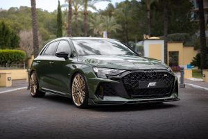 Abt Sportsline RS3 630 Tuning limitiertes Sondermodell Jubiläum Leistungssteigerung Bodykit Karosserieteile Fahrwerk Felgen Innenraum-Veredelung Audi Hot Hatch Topmodell Sportback