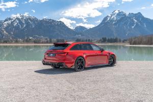 Abt Sportsline RS6-LE Tuning Leistungssteigerung Abgasanlage Felgen Fahrwerk Carbon-Bodykit Innenraum Veredelung Audi RS 6 Avant C8