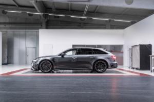 Abt RS6-R Sportkombi Tuning Bodykit Leistungssteigerung Felgen daytonagrau Audi RS 6 Avant
