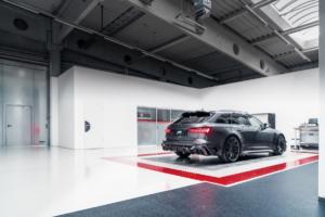 Abt RS6-R Sportkombi Tuning Bodykit Leistungssteigerung Felgen daytonagrau Audi RS 6 Avant