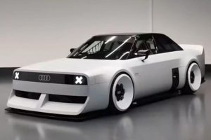 Audi GT50 Concept Azubi-Projekt Neckarsulm Jubiläum 50 Jahre Fünfzylinder Retro-Style 90 quattro IMSA GTO 200 Quattro Trans Am