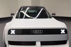 Audi GT50 Concept Azubi-Projekt Neckarsulm Jubiläum 50 Jahre Fünfzylinder Retro-Style 90 quattro IMSA GTO 200 Quattro Trans Am