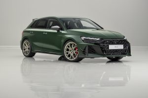 Audi RS 3 competition limited Sportback limitiertes Sondermodell Neuheit 50 Jahre Fünfzylinder Carbon-Karosserieteile Felgen Fahrwerk Innenraum-Veredelung