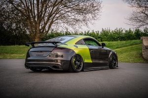 Audi TTS England Tuning Leistungssteigerung Abgasanlage Airride Luftfahrwerk Felgen Bremsen Carbon-Karosserie Innenraum-Veredelung Multimedia-Upgrade