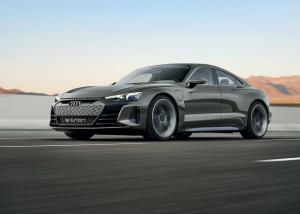 Audi e-tron GT concept Neuheit Studie Premiere LA Auto Show 2018 Messe
