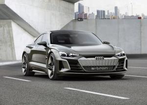 Audi e-tron GT concept Neuheit Studie Premiere LA Auto Show 2018 Messe