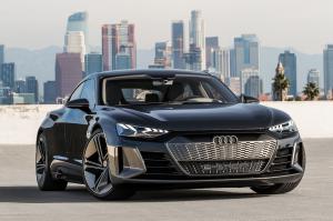 Audi e-tron GT concept Neuheit Studie Premiere LA Auto Show 2018 Messe