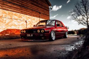 BMW E30 325i Cabrio Last Edition Tuning Unikat Glasdach Bodykit Alpina Styling Luftfahrwerk Felgen Nappaleder