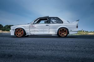 BMW E30 Driftcar Motor Getriebe Fahrwerk Felgen Bremsanlage Karosserie Innenraum Schweden