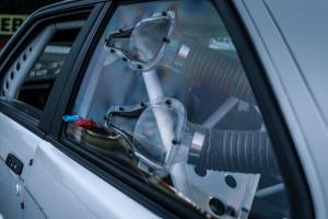 BMW E30 Driftcar Motor Getriebe Fahrwerk Felgen Bremsanlage Karosserie Innenraum Schweden