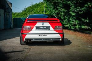 BMW E36 316i Coupé Tuning Airride Tieferlegung Felgen Bodykit Folierung Innenraum-Veredelung