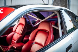 BMW E36 316i Coupé Tuning Airride Tieferlegung Felgen Bodykit Folierung Innenraum-Veredelung