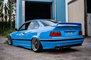 BMW E36 320i Coupé Tuning Bodykit Airride Luftfahrwerk Felgen Bremsanlage Innenraum-Veredelung Belgien