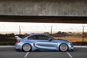 BMW F87 M2 Coupé Tuning Leistungssteigerung Widebody Karosseriekit Felgen Airride Luftfahrwerk Innenraum-Veredelung Carbon Topmodell