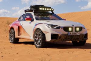 BMW G87 M2 Dakar Sportcoupé Rallye Aprilscherz