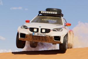 BMW G87 M2 Dakar Sportcoupé Rallye Aprilscherz