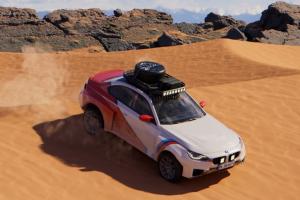 BMW G87 M2 Dakar Sportcoupé Rallye Aprilscherz