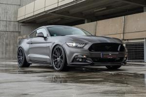 Barracuda Racing Wheels Ford Mustang GT LAE S550 cardiologie Tuning Felgen Project 2.0 Gewindefahrwerk Folierung Abgasanlage