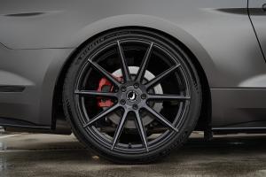 Barracuda Racing Wheels Ford Mustang GT LAE S550 cardiologie Tuning Felgen Project 2.0 Gewindefahrwerk Folierung Abgasanlage