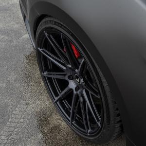 Barracuda Racing Wheels Ford Mustang GT LAE S550 cardiologie Tuning Felgen Project 2.0 Gewindefahrwerk Folierung Abgasanlage