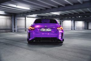 Barracuda Racing Wheels Razzer BMW G87 M2 Coupé MrSpectrum Tuning Felgen Gewindefahrwerk Tieferlegung Folierung Topmodell
