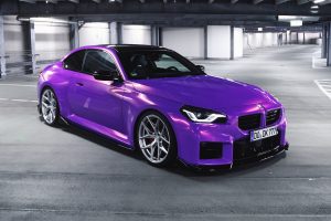 Barracuda Racing Wheels Razzer BMW G87 M2 Coupé MrSpectrum Tuning Felgen Gewindefahrwerk Tieferlegung Folierung Topmodell