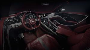 Bentley Mulliner Bacalar Greenwich Sportwagen Spyder limitiertes Sondermodell Interieur