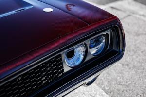 Blazin Rodz 1970 Dodge Charger Sangria HEMI Crate Engine Felgen Fahrwerk Bremsen Carbon Karosserie Innenraum USA Muscle Car Restomod